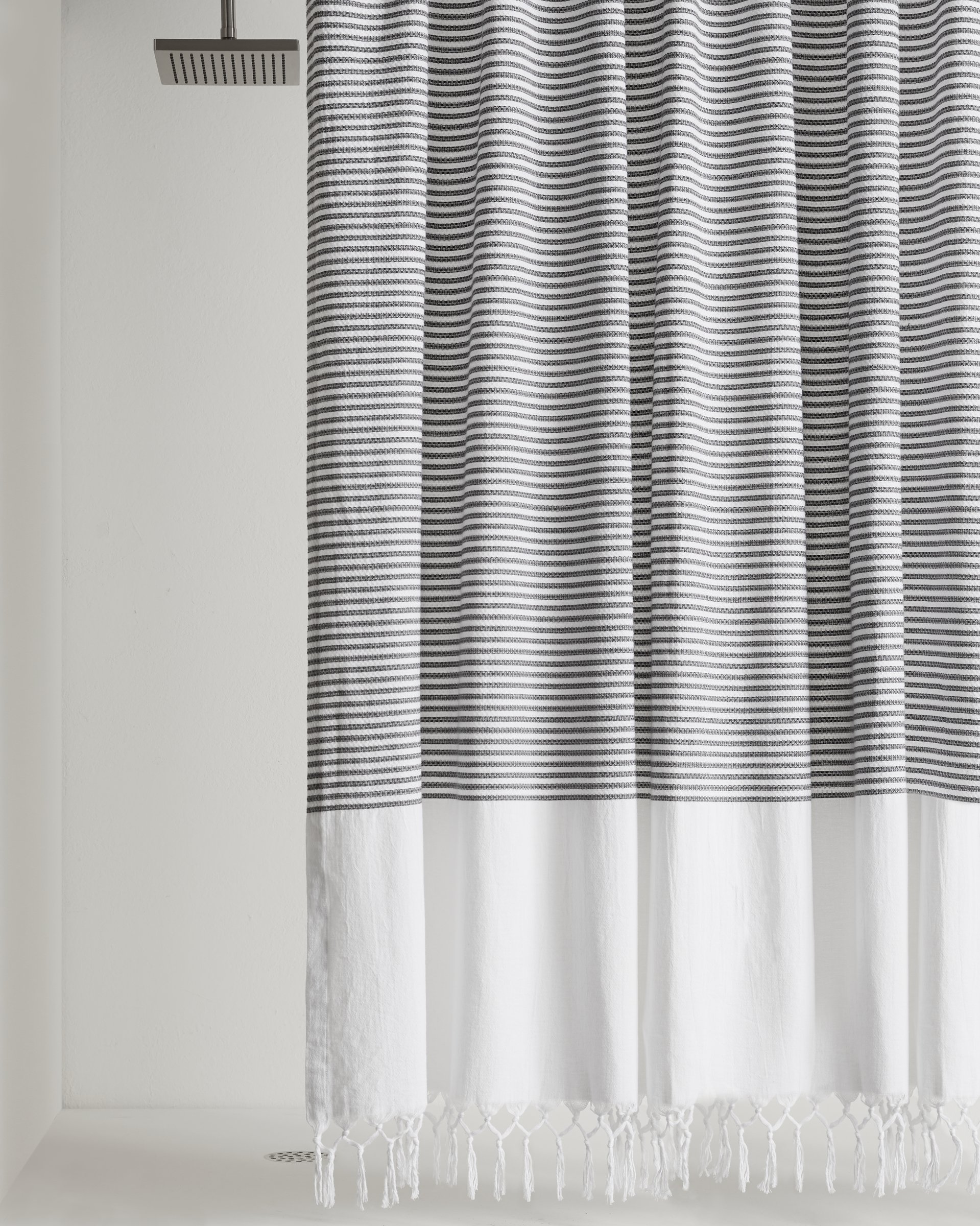 Turkish Shower Curtain Parachute, Turkish Stripe Shower Curtain