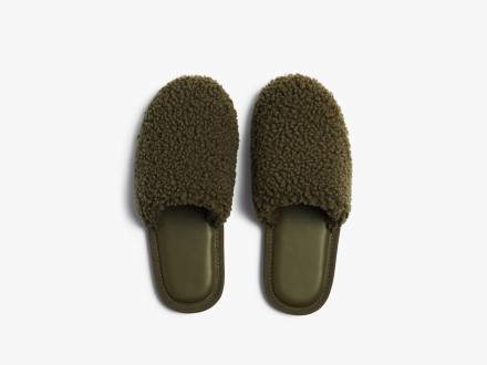 Shearling Wool Slides