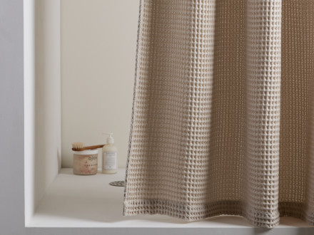 Waffle Shower Curtain