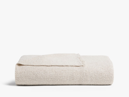 Cotton Boucle Throw