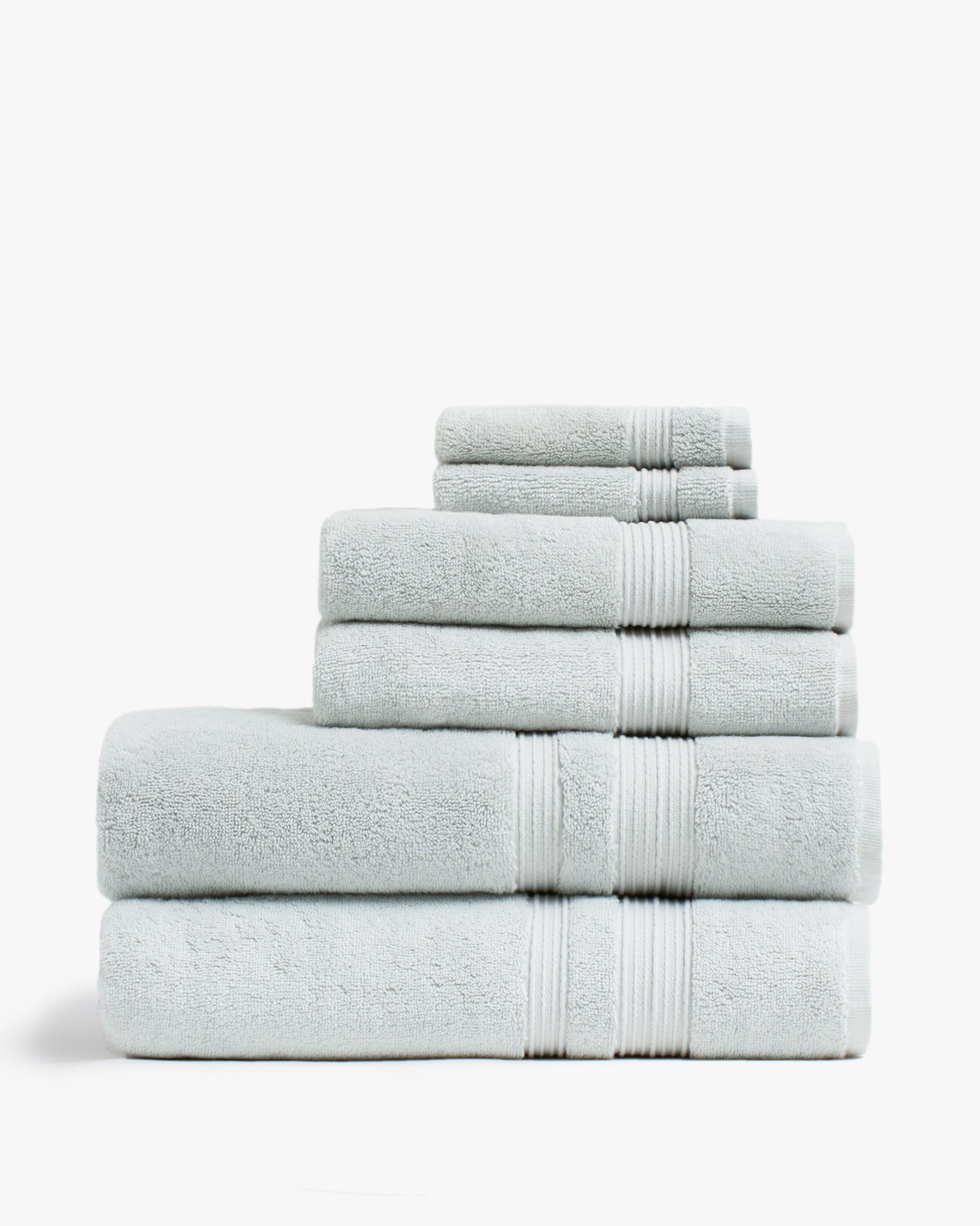 Gray And Cream Cotton Turkish Towel