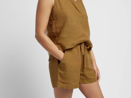 Womens Linen Tank