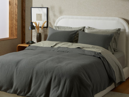 Organic Textured Duvet Cover Set