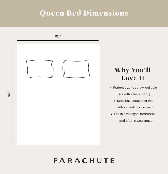 Queen Bed Dimensions How Big Is a Queen Bed? Parachute Blog