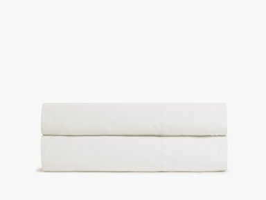 Cream Percale Fitted Sheet Product Image