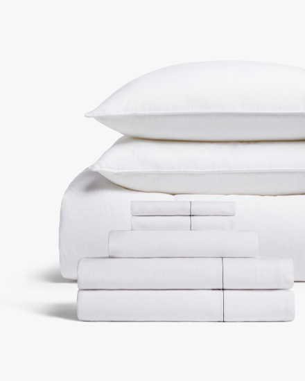White Heirloom TENCEL™ Linen Bed Bundle