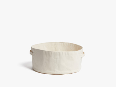 Cotton Canvas Floor Basket