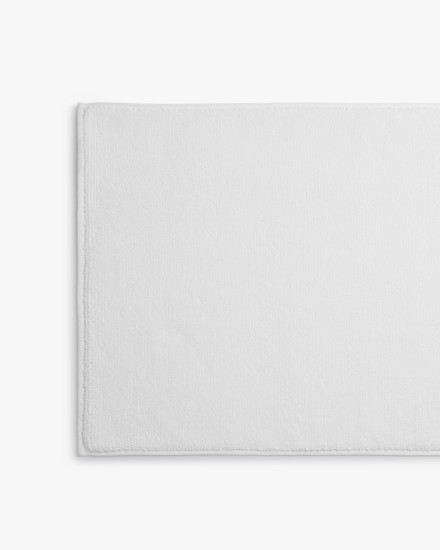 White Organic Cotton Tub Mat