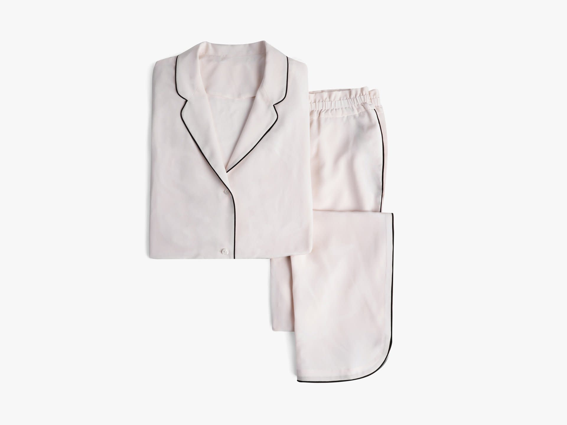 Blush Silk Pajama Set