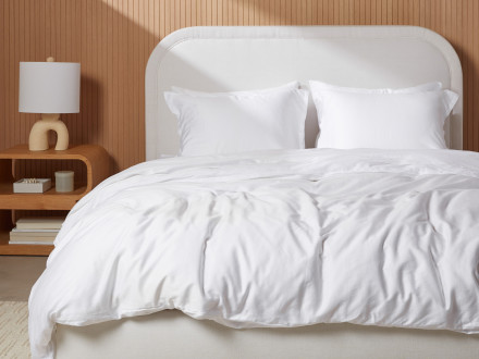 Sateen Duvet Cover Set Shown In A Room