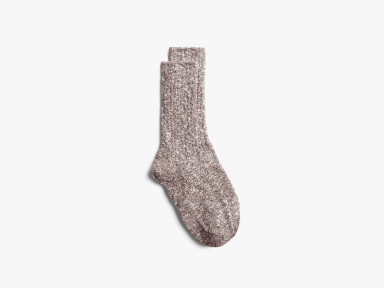 Raisin Cotton Marled Socks
