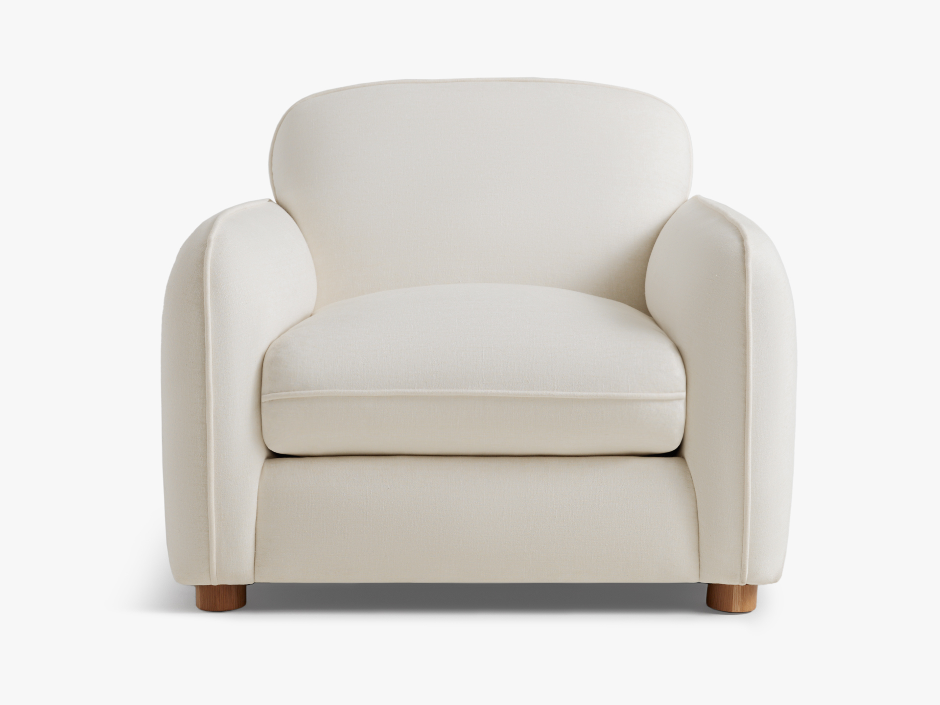 Pillow Chair in Cream Eco Linen Blend | Living Room | Parachute
