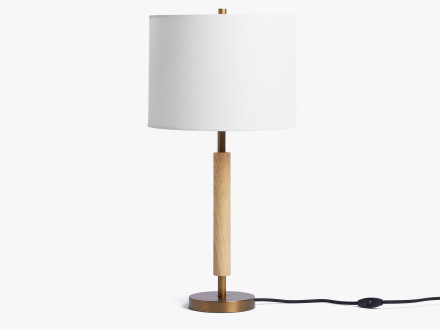 Oak Table Lamp