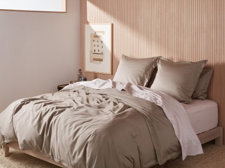 Sateen Duvet Cover Shown In A Room