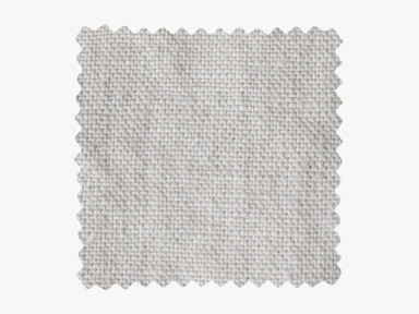 Light Grey Washed Linen Fabric Swatch