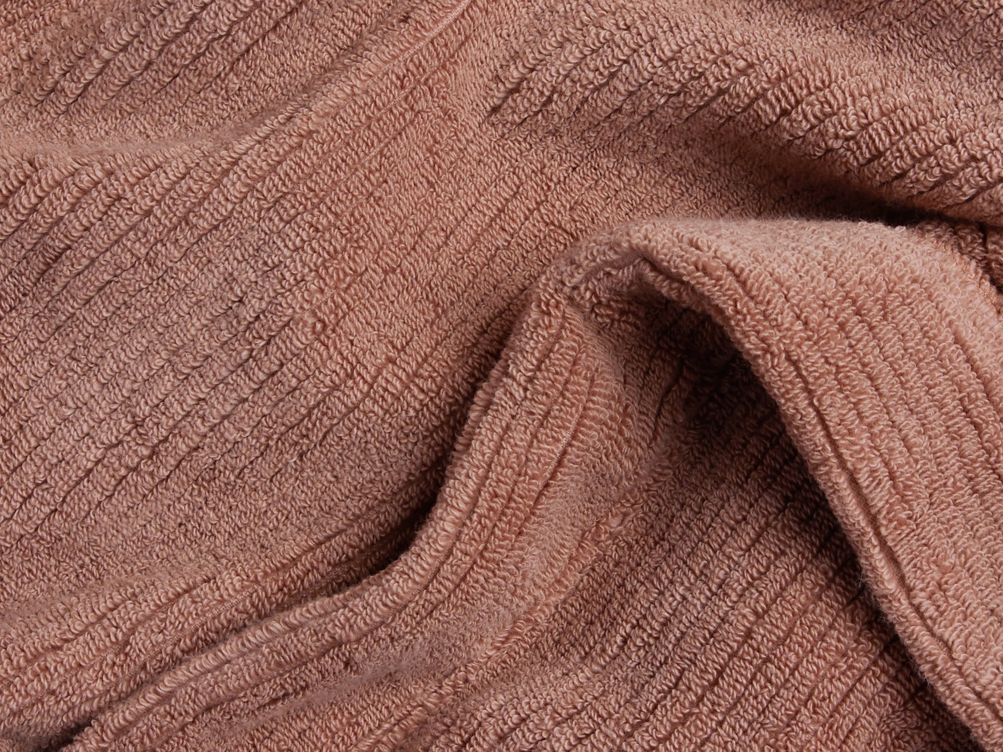 Close Up Of Clay Soft Rib Robe