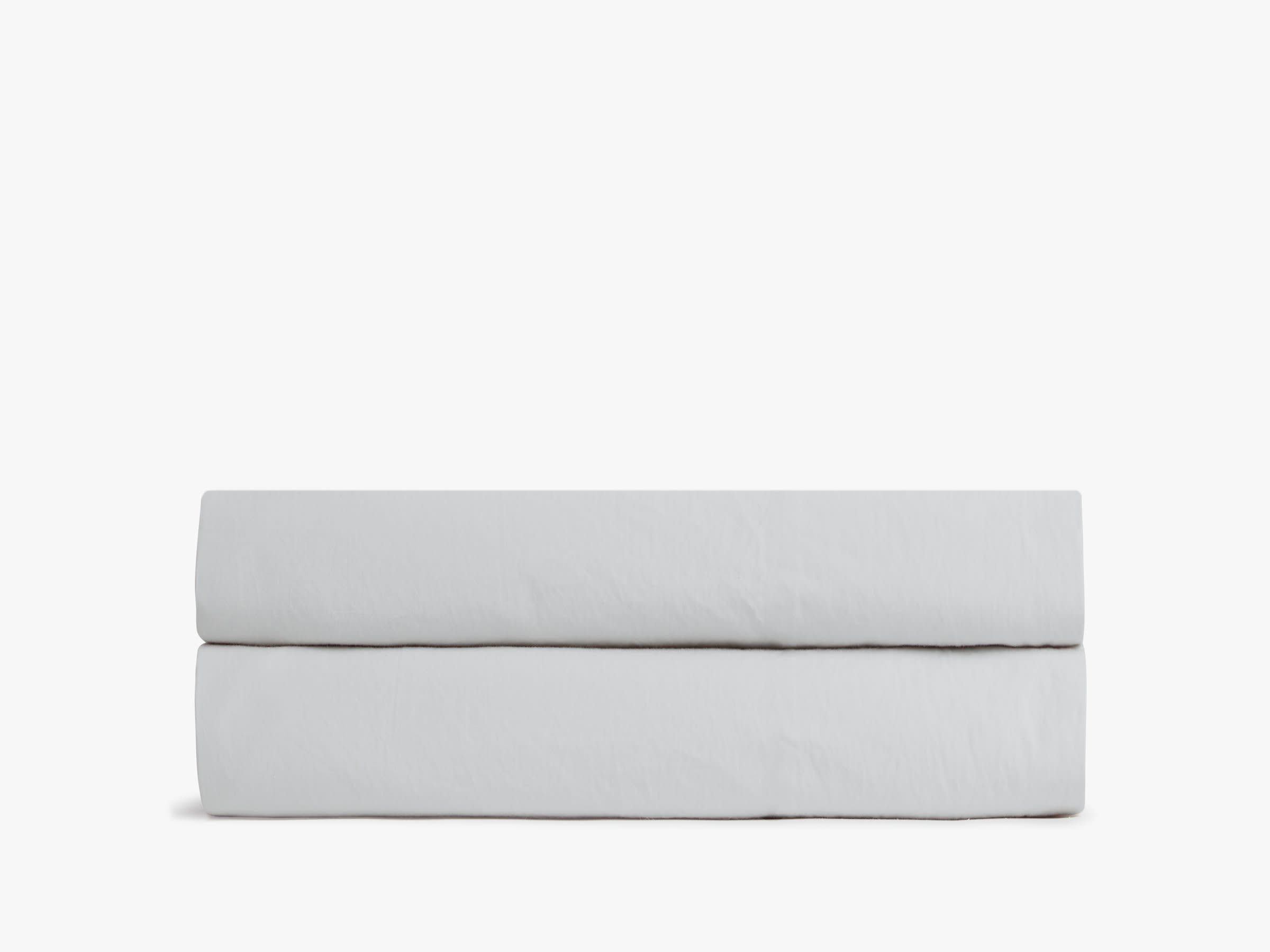 Light Grey Percale Fitted Sheet Product Image