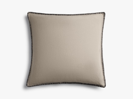 Linen Whip Stitch Pillow Cover