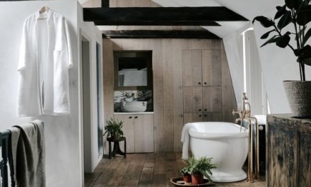 rustic bathroom 