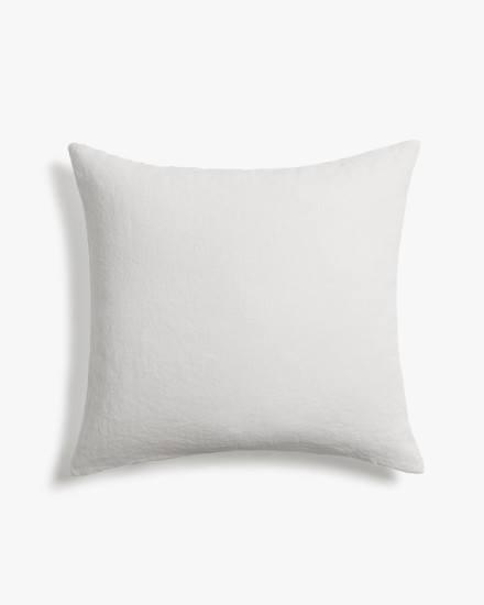 Antique White Vintage Linen Pillow Cover
