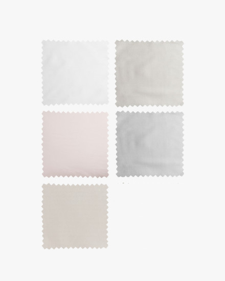 White Sateen Fabric Swatch