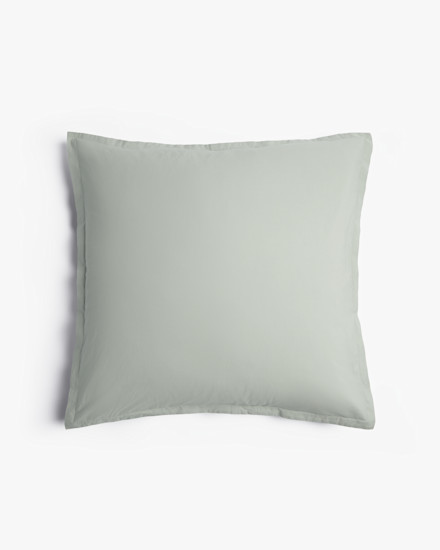 Sage Percale Euro Sham