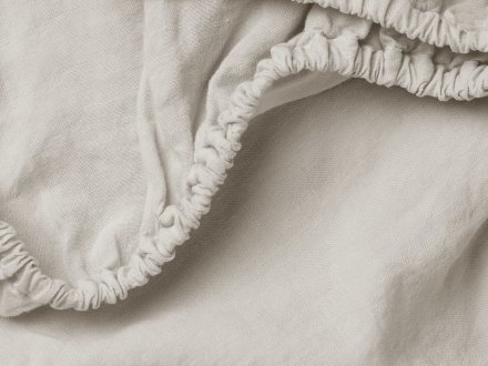 Close Up Of Linen Sheet Set