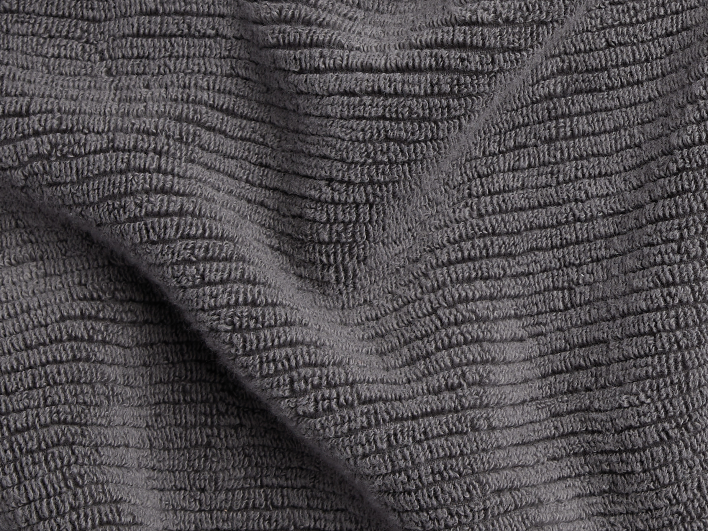 Dark Grey Soft Rib Towels