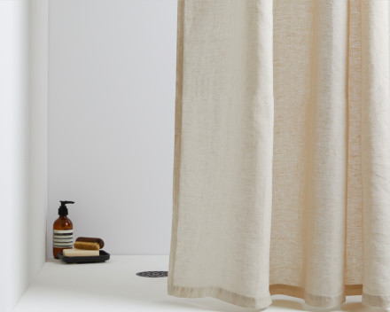 Linen Shower Curtain