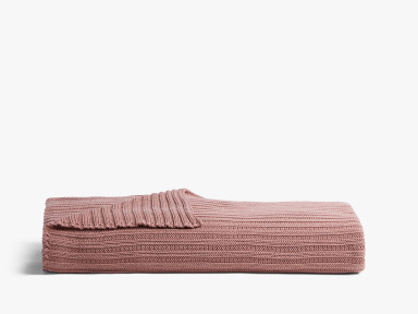 Clay Oversized Rib Knit Throw Product Image