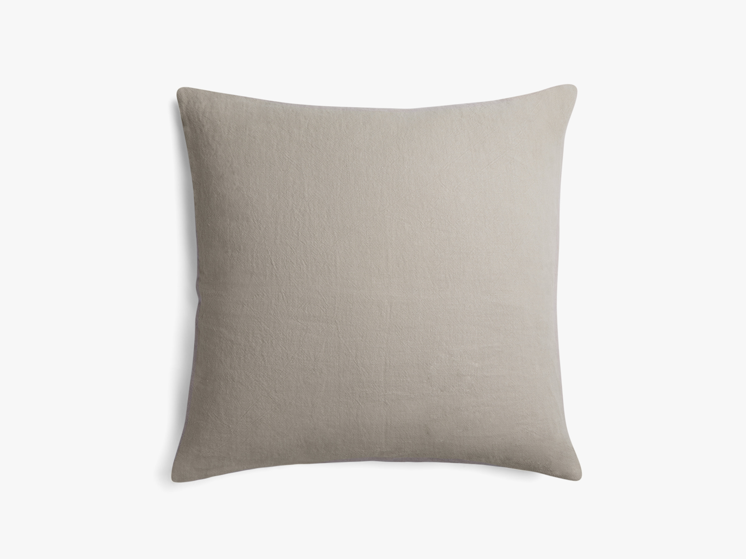 Natural Vintage Linen Euro Pillow Cover Product Image