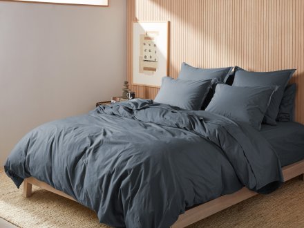 Brushed Cotton Duvet Cover Shown In A Room