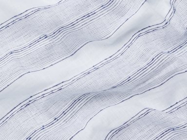 Close Up Of Striped Oversized Pajama Shorts