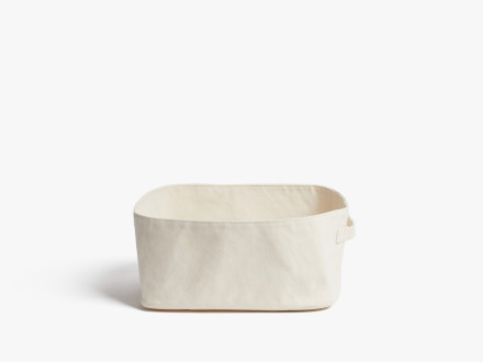 Cotton Canvas Storage Bin