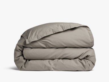 Putty Percale Duvet Cover Product Image