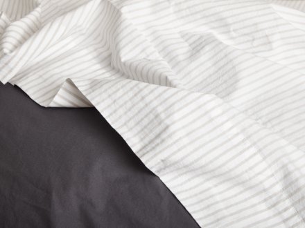 Striped Percale Top Sheet