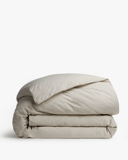 Bone Organic Cotton Duvet Cover