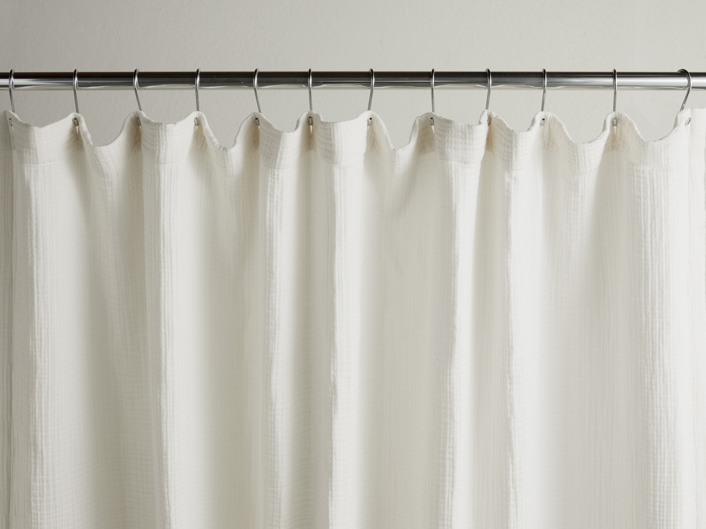 Cream Cloud Cotton Shower Curtain