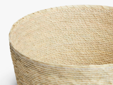 Palm Leaf Nesting Basket