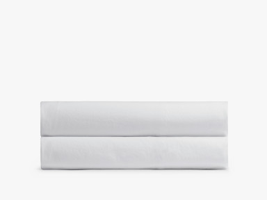 White Organic Cotton Fitted Sheet
