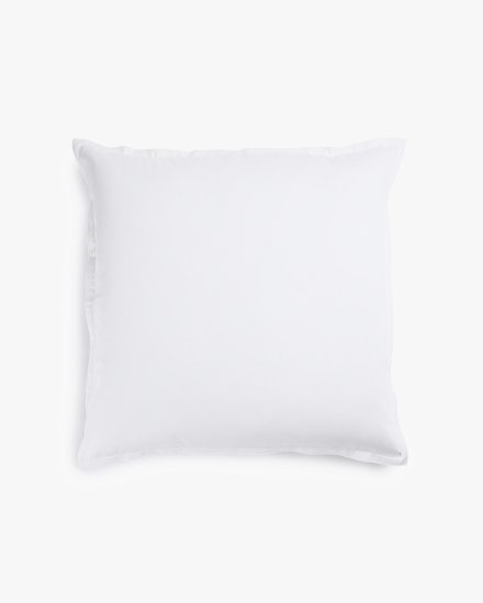 White Sateen Euro Sham