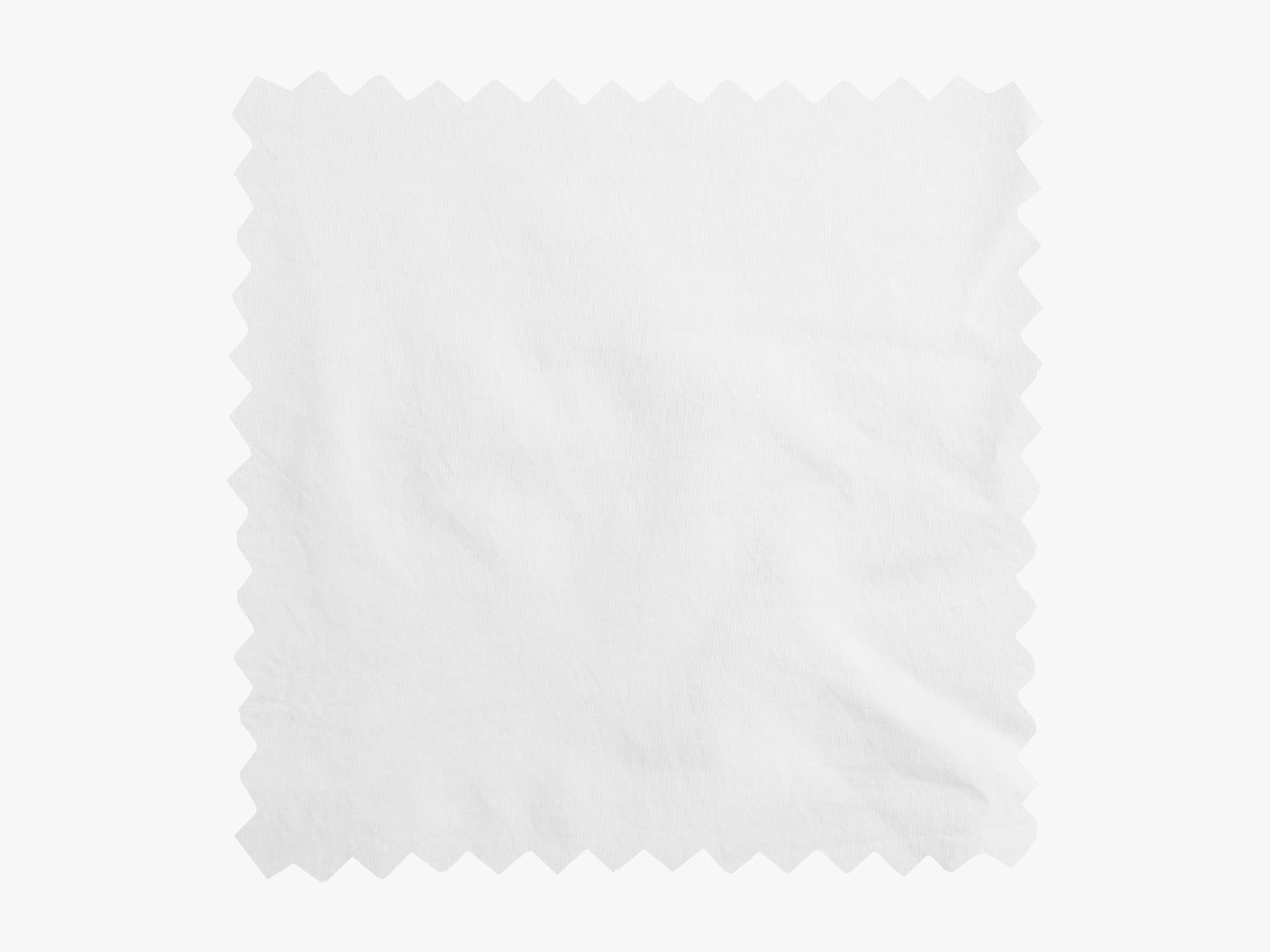 White Percale Fabric Swatch Product Image