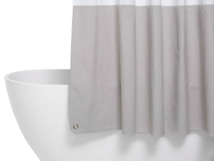 Canvas Shower Curtain