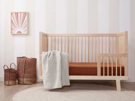 Toddler Linen Box Quilt Shown In A Room