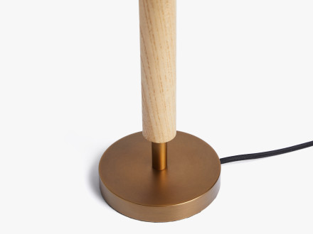 Oak Table Lamp