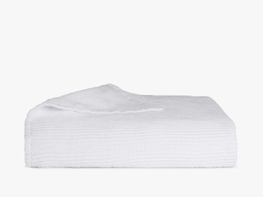 White Waffle Bed Blanket Product Image