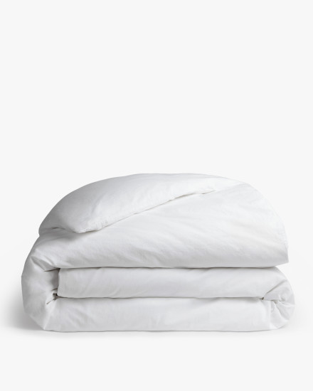 White Organic Cotton Duvet Cover