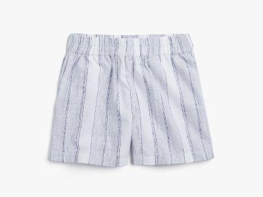 Striped Oversized Pajama Shorts Product Image