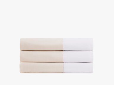 Ivory Washed Sateen Top Sheet Product Image