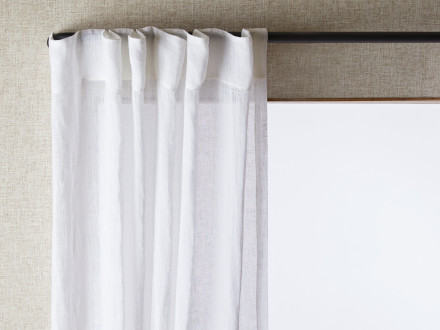 Washed Linen Sheer Curtain